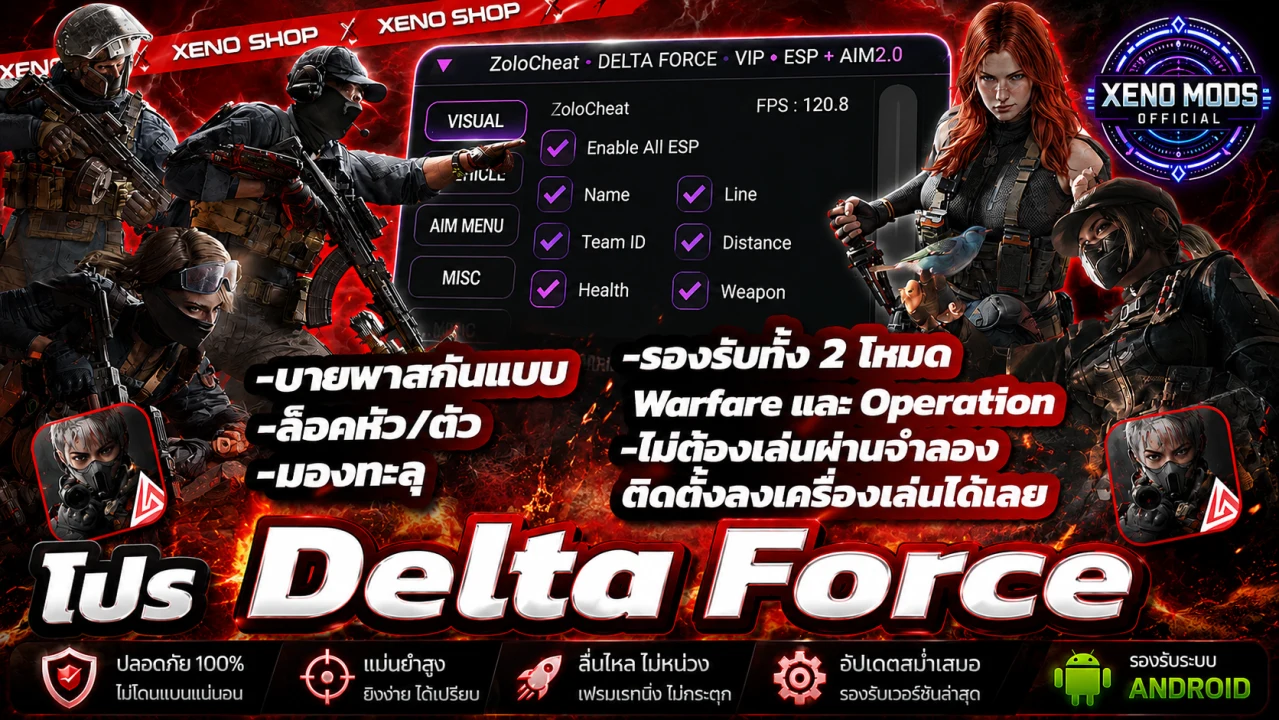 HACK DELTA FORCE - ZOLO