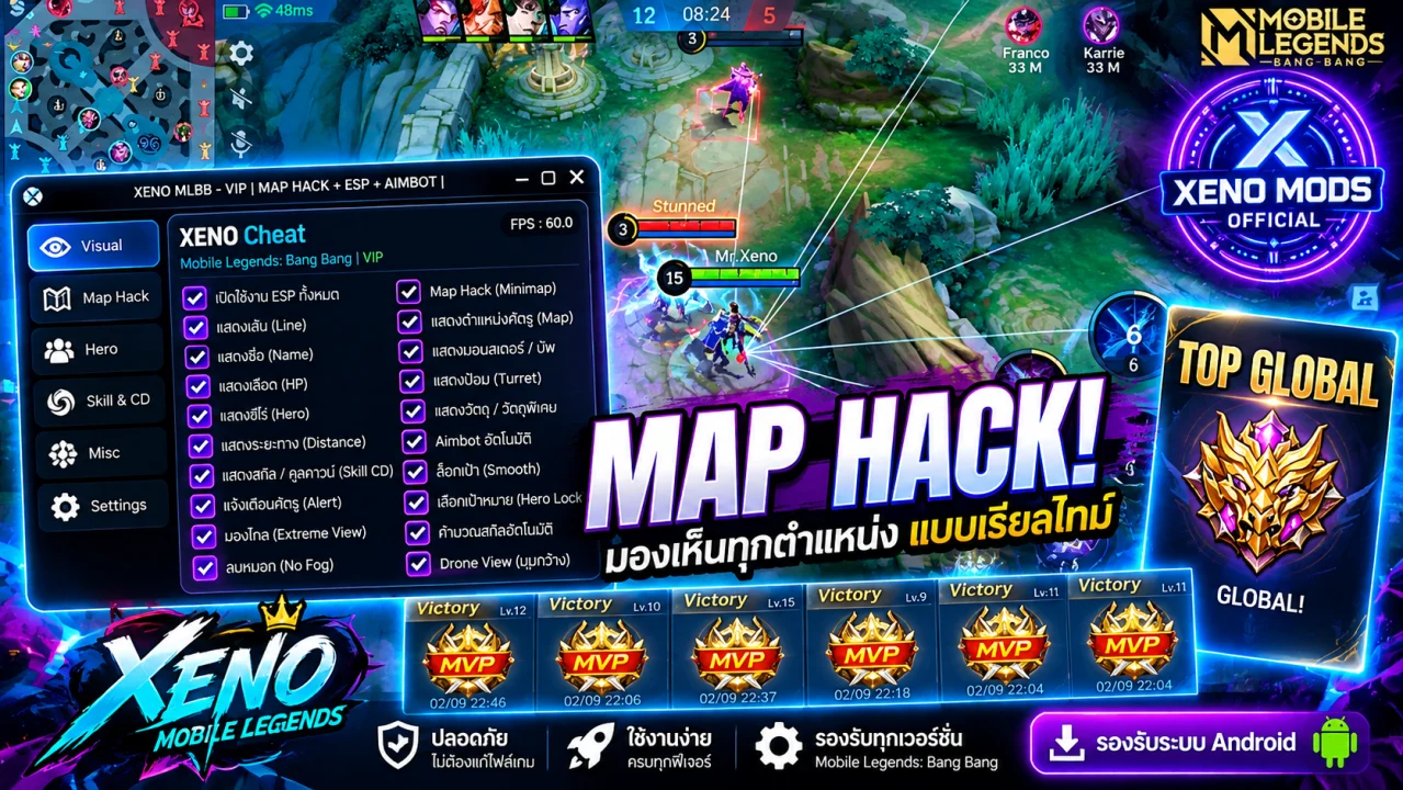 HACK MOBILE LEGEND -XENO
