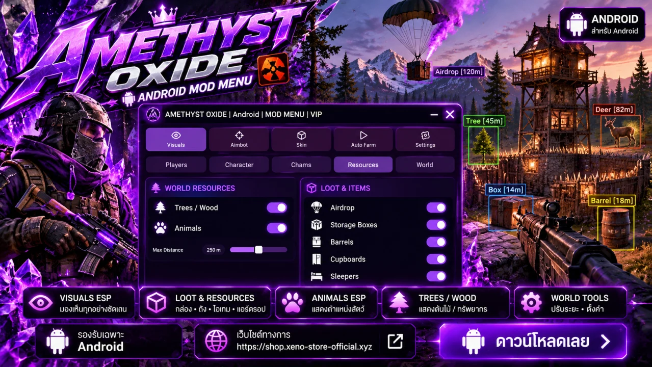 HACK OXIDE - Amethyst