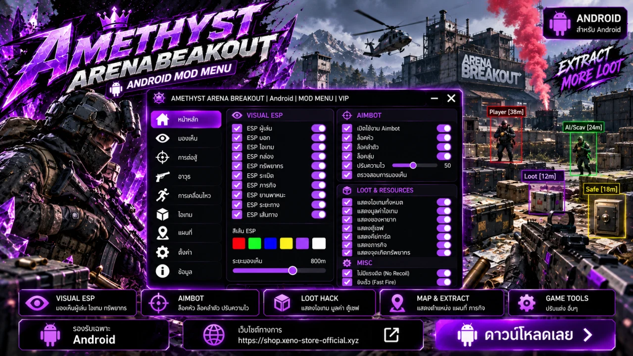 HACK ARENA BREAKOUT - Amethyst